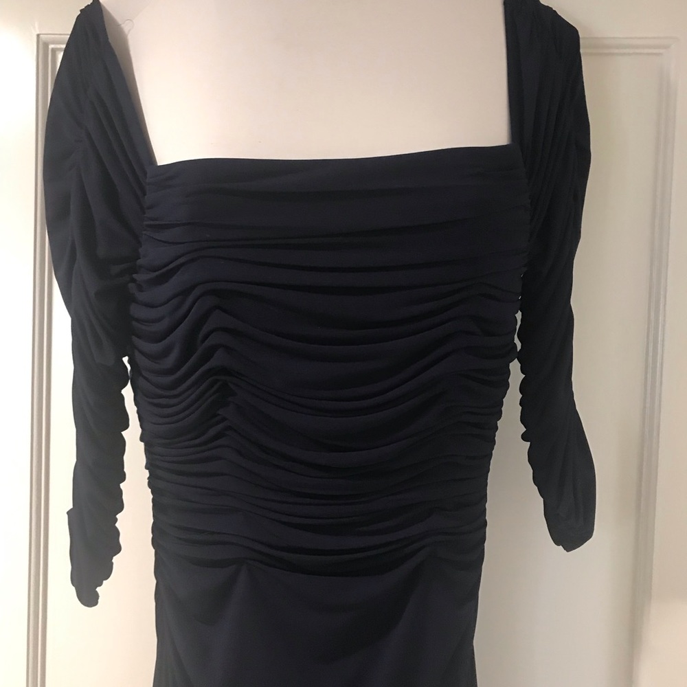 Long Dress - Navy blue.